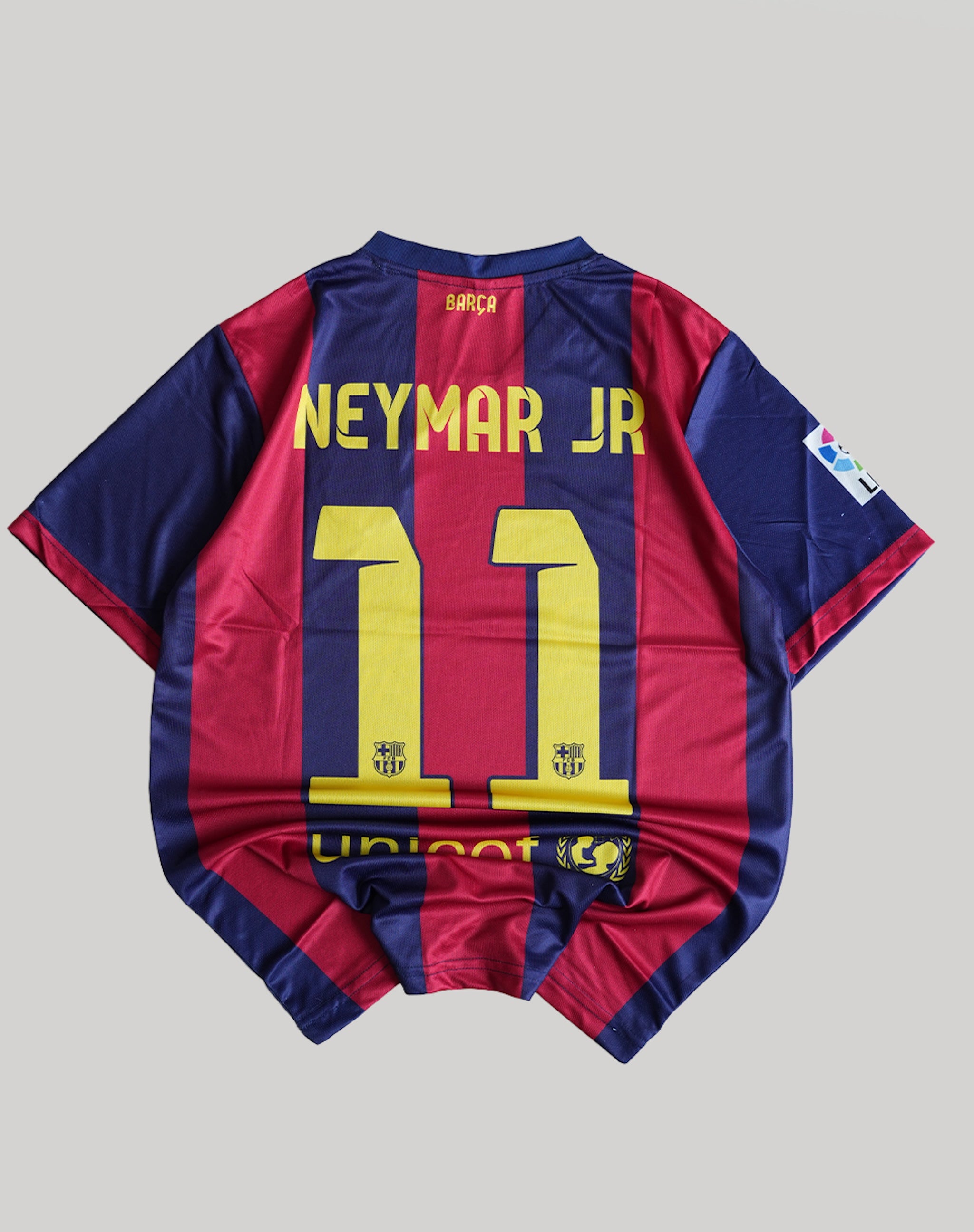 Barcelona Home Jersey – Neymar Jr #11 | Qatar Airways Edition
